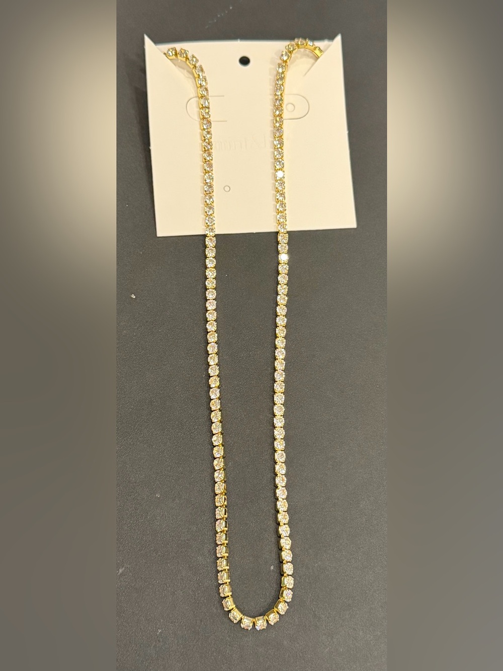 Mint Lilly 3mm Tennis Necklace
18k Gold Plated / 18" NWT - Picture 4 of 6